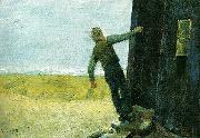 Christian Krohg et nodskud oil on canvas